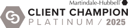 Martindale-Hubbell Platinum Client Champion