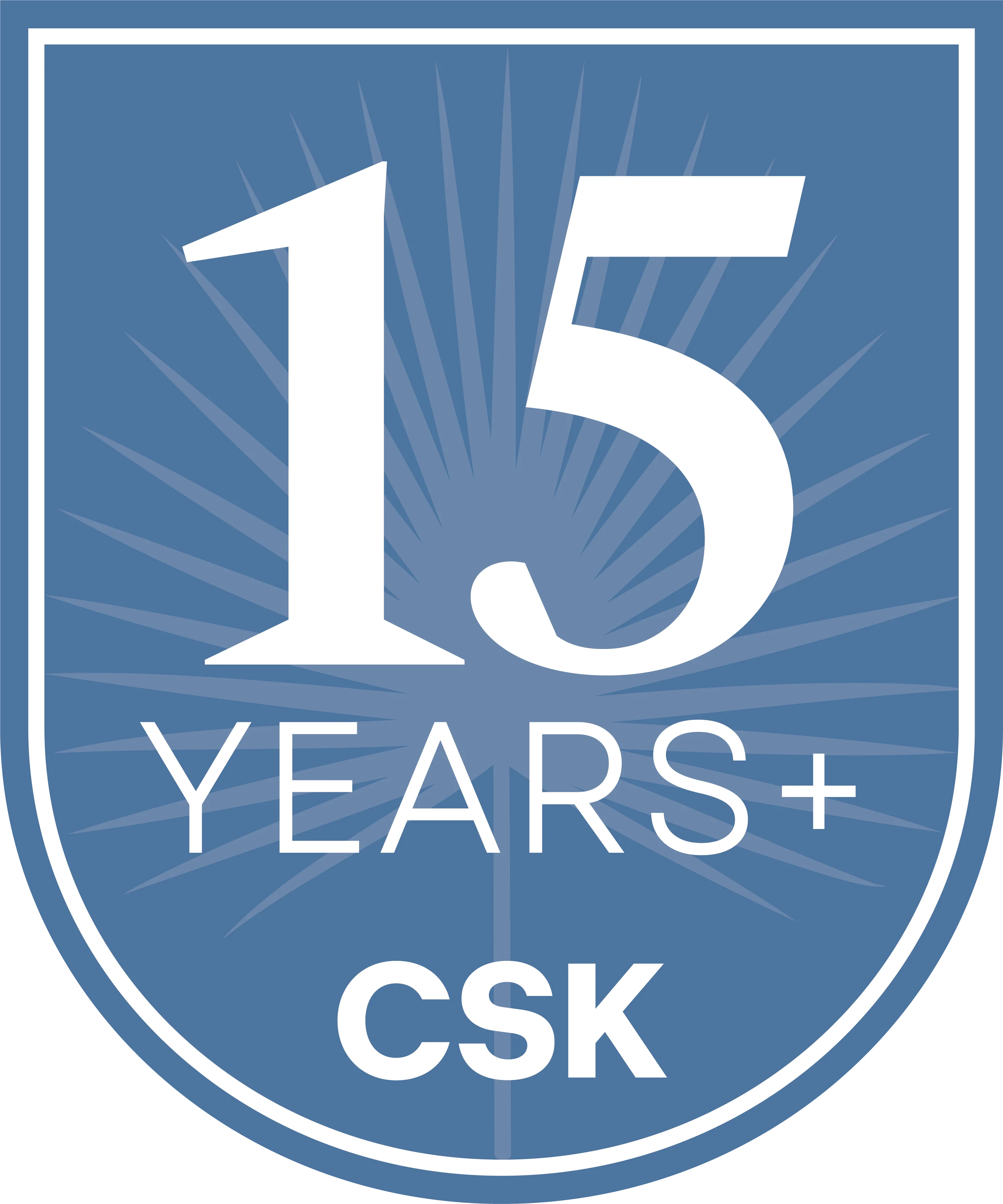 15 Years Milestone Badge
