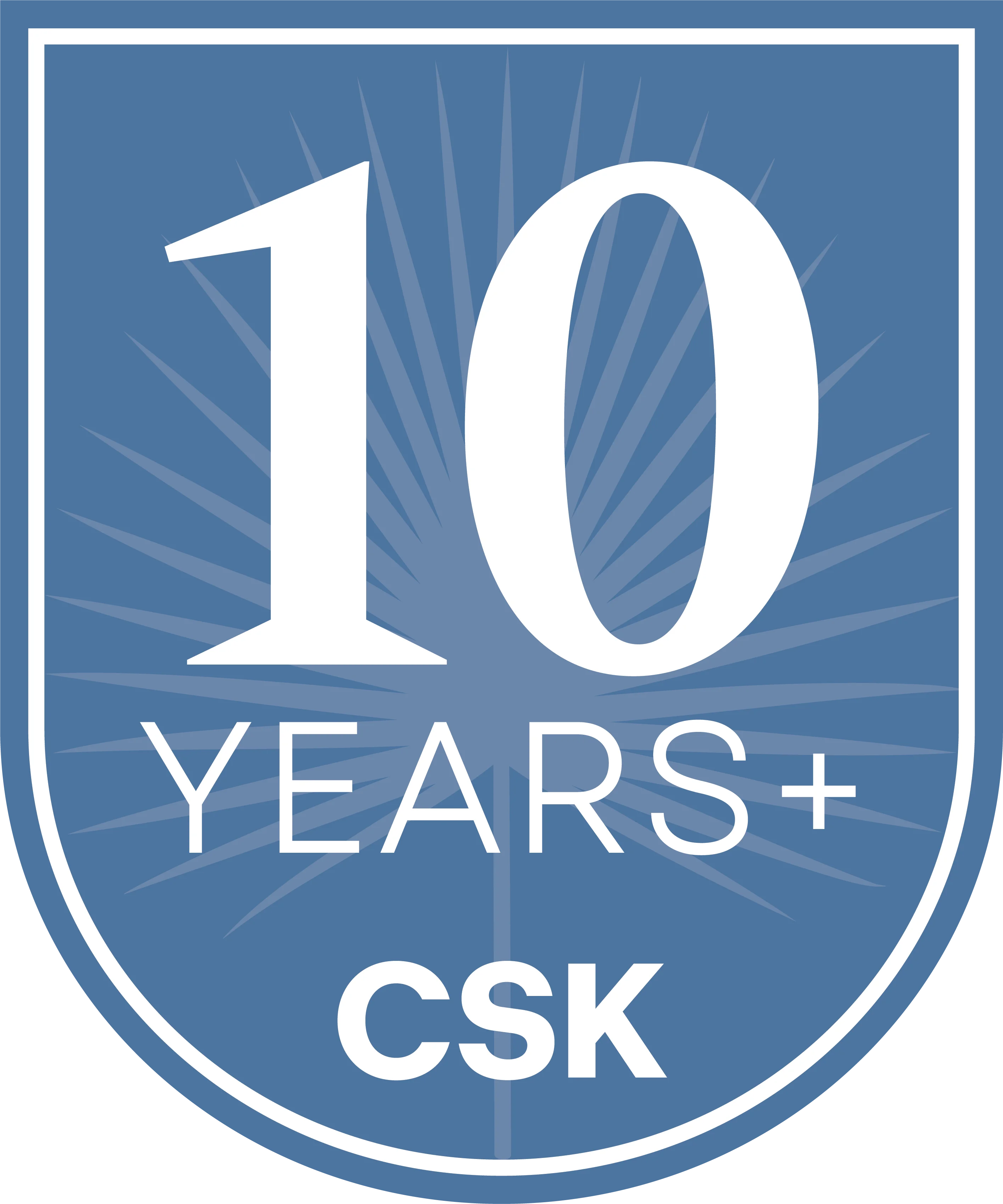 10 Years Milestone Badge